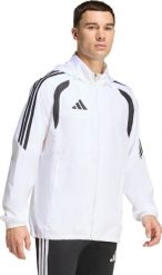 Kurtka męska Adidas Kurtka męska adidas Tiro 26 League Windbreaker biała JY9734 S. Białe kurtki męskie Adidas, m, bez wzorów, bez kaptura. Za 279.71 zł.