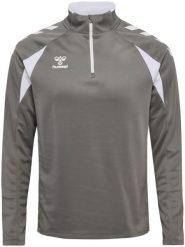 Bluza treningowa zapinana do połowy Hummel Core 2.0. Białe bluzy damskie Hummel, xs, bez wzorów, z materiału, sportowe, bez ramiączek, bez kaptura. Za 226.00 zł.