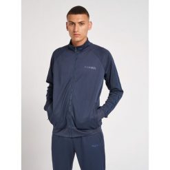 Bluza do piłki ręcznej męska Hummel Poly Zip. Niebieskie bluzy męskie Hummel, l, bez wzorów, sportowe, bez ramiączek, bez kaptura. W wyprzedaży za 118.35 zł.