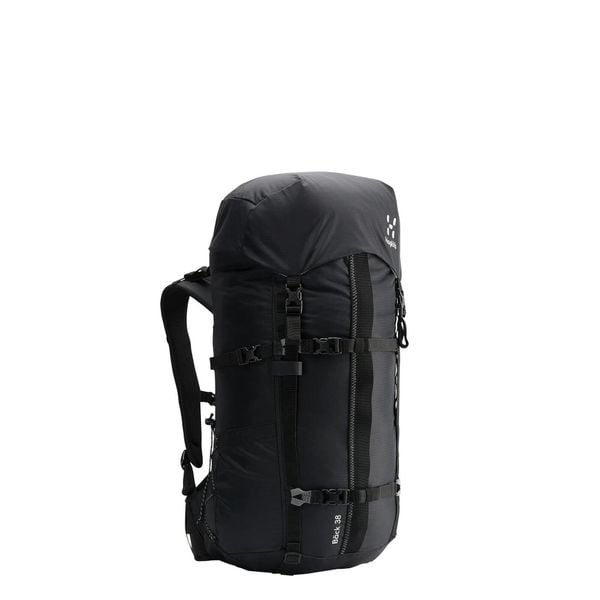Plecak turystyczny Haglofs Back 38. Czarne plecaki damskie Haglöfs, bez wzorów. Za 581.99 zł.