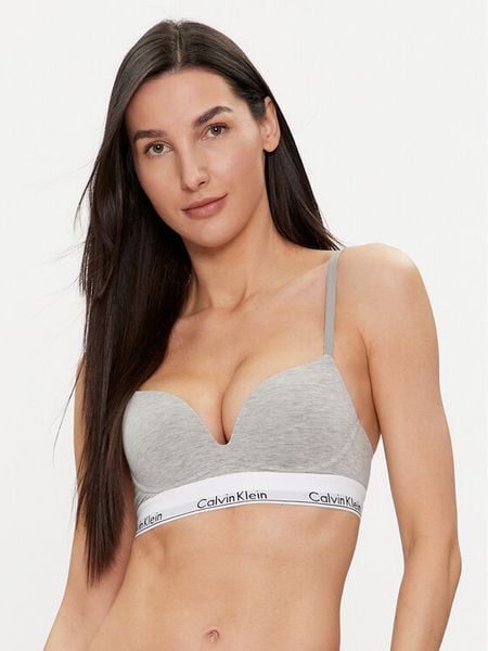Calvin Klein Underwear Biustonosz push-up 000QF7623E Szary. Szare biustonosze Calvin Klein Underwear, bez wzorów, z bawełny. Za 129.99 zł.