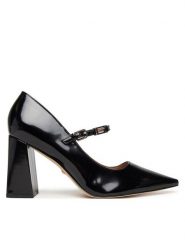 Guess Czółenka FLPRR2 PAF08 Czarny. Czarne czółenka damskie Guess, z aplikacjami, ze skóry, bez obcasa, bez zapięcia. Za 719.99 zł.