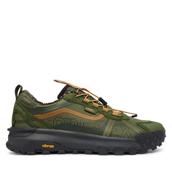 Trekkingi Vans. Zielone buty zimowe męskie Vans, bez wzorów, z gore-texu, bez obcasa, bez zapięcia. Za 839.99 zł.