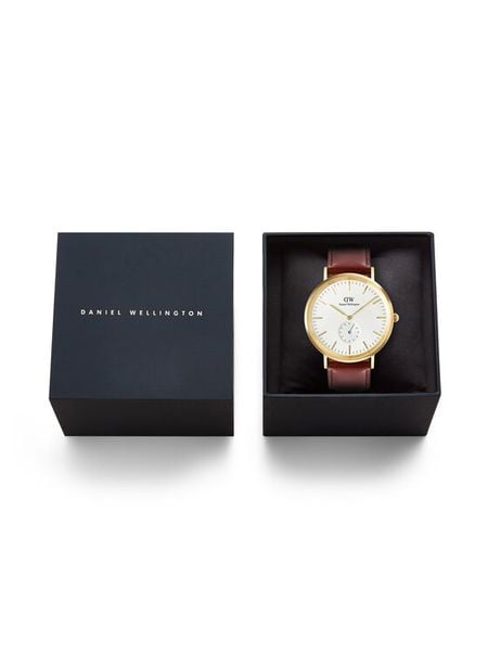 Daniel Wellington Zegarek Classic St Mawes DW00100869 Brązowy. Brązowe, analogowe zegarki męskie Daniel Wellington, bez wzorów. Za 909.99 zł.