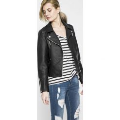 Only - Kurtka. Czarne kurtki damskie ONLY, bez wzorów, z materiału, bez kaptura. Za 219.90 zł.