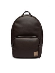 Emporio Armani Plecak EM007108 Brązowy ciemny. Brązowe plecaki męskie Emporio Armani, bez wzorów, ze skóry. Za 1,529.00 zł.