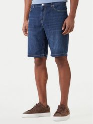 JOOP! Jeans Szorty jeansowe Mabrouk 30102787 Niebieski Modern Fit. Niebieskie szorty męskie JOOP! Jeans, bez wzorów, z bawełny. Za 419.99 zł.