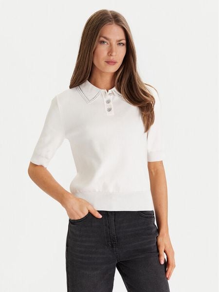 Morgan Sweter 252-MAP Écru Regular Fit. Swetry nierozpinane damskie Morgan, s, bez wzorów, z wiskozy, bez kołnierzyka, bez ramiączek. Za 249.99 zł.