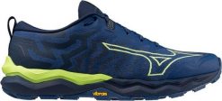 Mizuno Buty do biegania w terenie Mizuno WAVE DAICHI 8 (J1GJ247102) 42.5. Buty sportowe męskie Mizuno, bez wzorów, bez zapięcia, do biegania, mizuno wave. Za 467.07 zł.