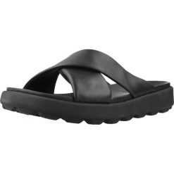 Sandały GEOX U SPHERICA EC6 Czarny. Czarne sandały męskie Geox, bez wzorów, ze skóry, bez zapięcia. Za 366.99 zł.