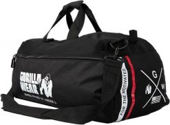 Norris Hybrid Gym Bag/Plecak - Czarny. Czarne plecaki męskie GORILLA WEAR, bez wzorów, z poliesteru. Za 285.00 zł.