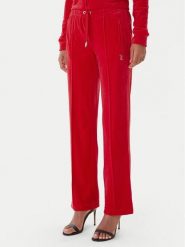 Juicy Couture Spodnie dresowe Tina JCWBJ225307 Czerwony Regular Fit. Czerwone spodnie dresowe damskie Juicy Couture, bez wzorów, z dresówki. Za 399.99 zł.