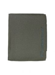 Portfel antykradzieżowy Lifeventure Recycled RFID Wallet - olive. Zielone portfele męskie Lifeventure, bez wzorów, z nylonu. Za 94.59 zł.