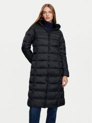 CMP Płaszcz zimowy 34K0046F Czarny Regular Fit. Czarne płaszcze damskie CMP, na zimę, bez wzorów, z syntetyku, bez kołnierzyka, bez kaptura. Za 539.00 zł.