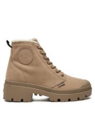 Palladium Trapery Pallabase Nbk Zip Wl 98867-211-M Szary. Szare trapery damskie Palladium, ze skóry, bez zapięcia. Za 659.99 zł.