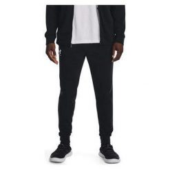 Spodnie dresowe męskie UNDER ARMOUR Rival Terry joggery. Czarne buty sportowe męskie Under Armour, bez wzorów, z dresówki, bez zapięcia, na fitness i siłownię. W wyprzedaży za 149.00 zł.