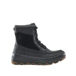 Buty zimowe Kamik Inception. Czarne buty zimowe męskie Kamik, na zimę, bez wzorów, bez obcasa, bez zapięcia. Za 556.45 zł.