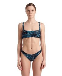 Strój kąpielowy damski dwuczęściowy bikini na basen plażę Arena Bikini. Czarne stroje kąpielowe damskie ARENA, s, bez wzorów, z materiału. Za 91.98 zł.