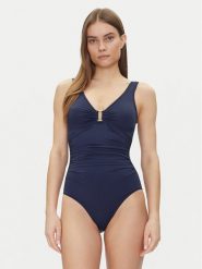 LAUREN RALPH LAUREN Strój kąpielowy 20201016 Granatowy. Niebieskie stroje kąpielowe damskie Lauren Ralph Lauren, bez wzorów, z syntetyku. Za 549.99 zł.