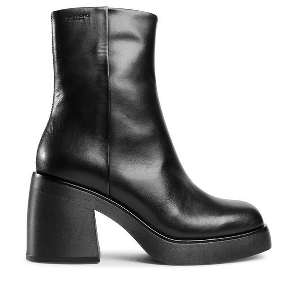 Botki Vagabond Shoemakers. Czarne botki damskie Vagabond Shoemakers, bez wzorów, bez obcasa, na słupku, bez zapięcia. Za 779.99 zł.