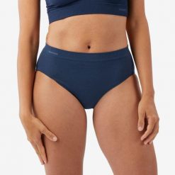 Majtki trekkingowe Simond MT900 merino. Niebieskie majtki damskie SIMOND, z elastanu. Za 99.99 zł.