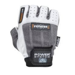 Rękawiczki fitness POWER-SYSTEM FITNESS. Białe rękawiczki męskie POWER SYSTEM, bez wzorów. Za 35.00 zł.