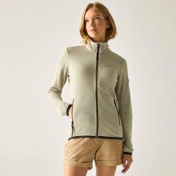 Damska bluza polarowa Mavrey z pełnym zamkiem i miękkim w dotyku materiałem. Białe bluzy damskie Regatta, bez wzorów, z polaru, bez ramiączek, bez kaptura. Za 278.00 zł.