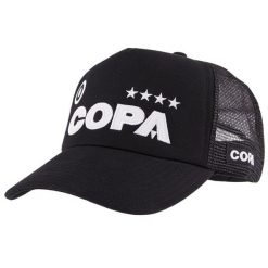 Czapka Dla Dorosłych - Campioni - Czarna. Czarne czapki damskie COPA FOOTBALL, bez wzorów, z materiału. Za 126.97 zł.