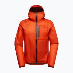 Kurtka do biegania męska La Sportiva Ethereal Pro. Czerwone kurtki męskie La Sportiva, m, bez wzorów, z materiału, bez kaptura, do biegania. Za 1,159.00 zł.