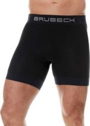 Brubeck BX11420 Bokserki męskie z wkładką rowerową czarny M. Czarne bokserki męskie Brubeck, m, bez wzorów. Za 178.21 zł.
