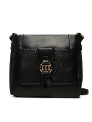 Monnari Torebka TORIMP0-24Z-BAG5480-K020D000-R00 Czarny. Czarne listonoszki damskie Monnari, bez wzorów, ze skóry, bez dodatków. Za 119.99 zł.