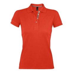 Damska Koszulka Polo Portland. Brązowe koszulki sportowe damskie SOL'S, s, bez wzorów, bez ramiączek. Za 110.99 zł.