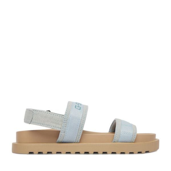 Sandały G-Star Raw. Niebieskie sandały damskie G-Star Raw, bez wzorów, bez obcasa, na płaskiej podeszwie, bez zapięcia. Za 127.99 zł.