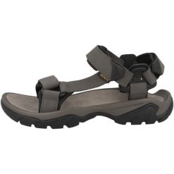 Buty do chodzenia męskie Teva Terra Fi 5 Universal. Szare buty zimowe męskie Teva, bez wzorów, z materiału, bez obcasa, bez zapięcia. Za 414.99 zł.