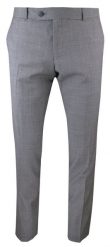Wełniane, Eleganckie Spodnie Męskie - MEN'SFIELD - Popielate, Mikrowzór. Szare eleganckie spodnie męskie MEN'SFIELD, bez wzorów, z gumy, eleganckie. Za 285.00 zł.