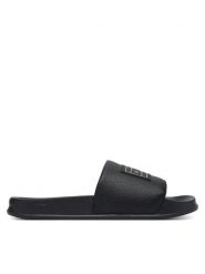Tommy Hilfiger Klapki Patch Pool Slide FM0FM06008 Czarny. Czarne klapki męskie Tommy Hilfiger, bez wzorów, ze skóry, bez zapięcia. Za 189.99 zł.
