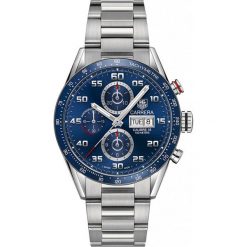 ZEGAREK TAG HEUER CARRERA CV2A1V.BA0738. Niebieskie zegarki męskie TAG HEUER, z aplikacjami, ceramiczne. Za 18,990.00 zł.