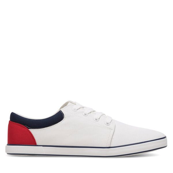 Trampki Lanetti. Białe trampki męskie Lanetti, bez wzorów, bez zapięcia. Za 59.99 zł.