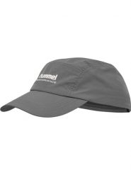 Czapka z daszkiem Hummel Pulse Ripstop. Szare czapki damskie Hummel, z aplikacjami, z poliamidu, sportowe. Za 154.00 zł.