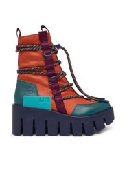 United Nude Trzewiki Grip Desert LO 11034992165 Pomarańczowy. Brązowe botki damskie United Nude, bez wzorów, ze skóry, bez obcasa, na koturnie, bez zapięcia. Za 1,579.00 zł.