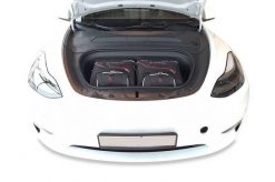 Torby Do Bagażnika Tesla Model Y Ev 2020-2022 2Szt Kjust. Czarne torby podróżne damskie KJUST, bez wzorów, z kauczuku. Za 460.00 zł.
