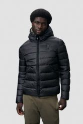 BLAUER Czarna kurtka męska Acton Short Jackets. Niebieskie kurtki męskie Blauer USA, l, bez wzorów, z poliamidu, eleganckie, bez kaptura. W wyprzedaży za 1,109.99 zł.