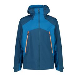 Kurtka przeciwdeszczowa z kapturem CMP. Niebieskie kurtki męskie CMP, xl, bez wzorów, sportowe, z kapturem. W wyprzedaży za 697.00 zł.