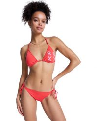 Dla Kobiety SOLID ESSENTIALS Czerwony. Czerwone stroje kąpielowe damskie Roxy, xs, bez wzorów, z elastanu. Za 229.99 zł.