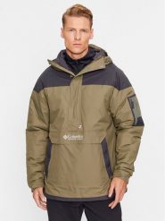 Columbia Kurtka anorak Challenger™ Pullover 169843 Zielony Regular Fit. Zielone kurtki sportowe męskie Columbia, m, bez wzorów, z syntetyku, bez kaptura, outdoorowe. Za 519.99 zł.