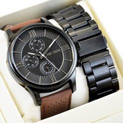 Zegarek męski Paul Lorens-SAVRESE- 11652A6-1B2 z dwoma paskami. Zegarki męskie Paul Lorens, bez wzorów. Za 299.99 zł.