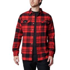 Koszula męska Columbia Flare Gun Stretch Flannel. Czerwone koszule męskie Columbia, m, bez wzorów, sportowe, bez kołnierzyka, bez ramiączek. Za 327.90 zł.
