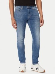 Tommy Jeans Jeansy Austin DM0DM23355 Niebieski Slim Fit. Niebieskie jeansy męskie Tommy Jeans, z bawełny. Za 449.99 zł.