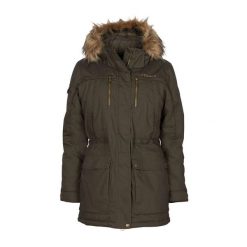Kurtka puchowa damska Pinewood Finnveden Winter Parka. Zielone parki damskie Pinewood, xs, bez wzorów, z puchu, bez kaptura. Za 899.99 zł.