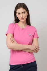 Jott Koszulka damska Jott Rosas SS23WTSH10-457. Bluzki damskie Jott, bez wzorów, bez kołnierzyka, bez ramiączek. Za 219.00 zł.